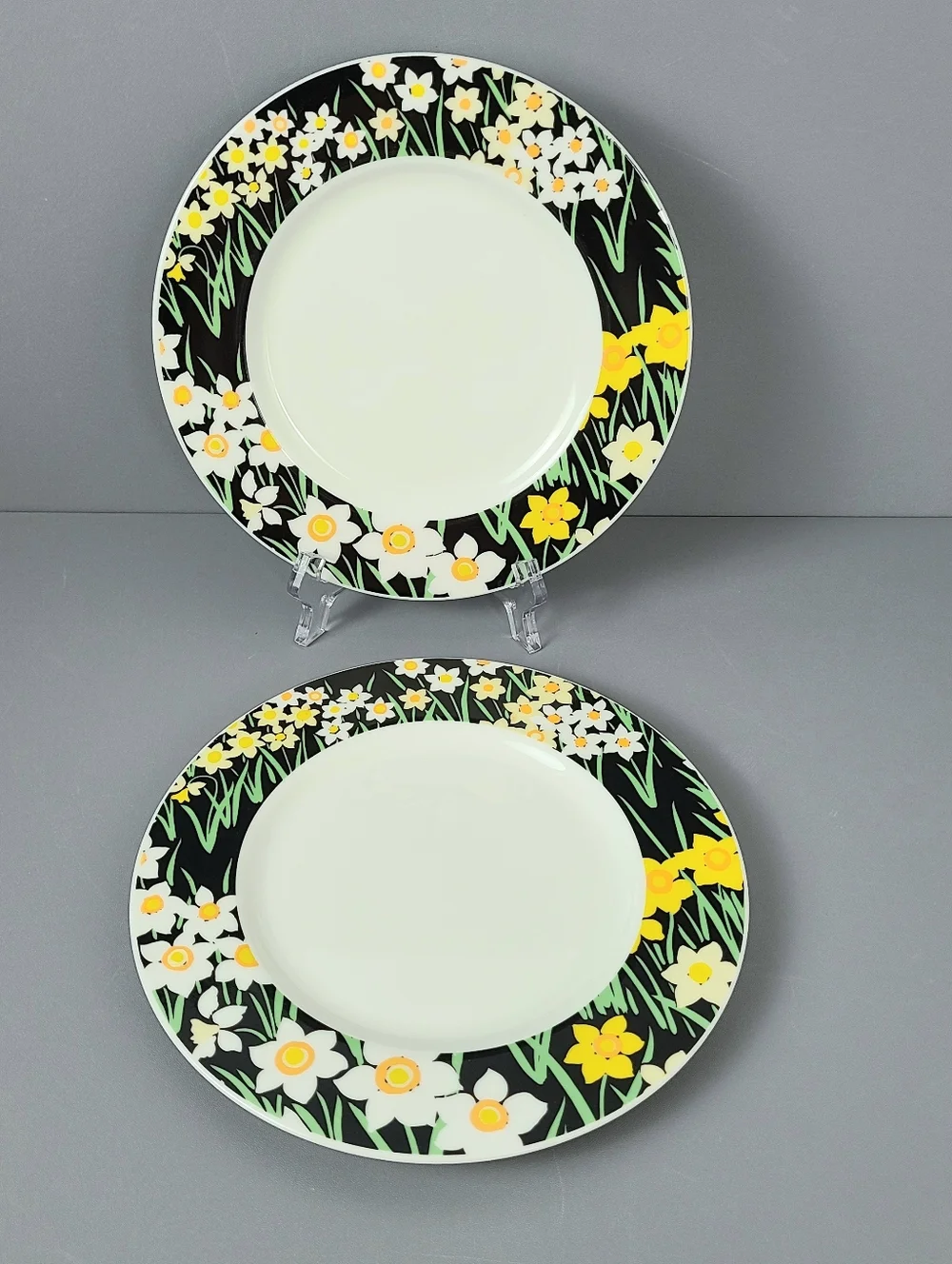 Mikasa Summer Night Joan Luntz Japan Bone China Vintage Plates- Set of Two